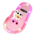 Wilucolt Girls Slippers Hot Led Luminous Slippers Latest Sandals Designs For Kids Children Jelly Sandal