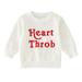 HIBRO Comfy Jr Children s Kids Boys Girls Toddler Cute Letters Long Sleeve Sweatshirt Pullover Tops