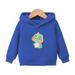 Edvintorg 2-7Years Girls Long Sleeve Hooded Sweatshirt Fall Spring Clearance Cartoons Boys Long Sleeve Pullover Tops Kawaii Clothes Children s Tracksuit