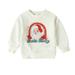 ASFGIMUJ Toddler Hoodie Autumn Winter Christmas Santa Print Cotton Long Sleeve Hoodie Clothes Toddler Sweatshirt White 1 Years-2 Years