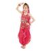 mveomtd 6pc Handmade Children Girl Belly Dance Kids Belly Dancing Dance Cloth Belly Dance Sets For Girls Baby Girls Outfits Teens Outfits