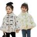Godderr Baby Newborn Girls down Cotton Jacket Coats Toddler Buttons down Coats Thickened Cotton Jacket Thickening Snowsuit Winter Coats Outerwear for 6 Months-5 Years