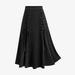TUWABEII Fall & Winter Dresses for Womens Women Plus Size Bandage Patchwork High Waist Midi Skirt Gothic Pleated Skirt