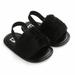 Baby Girls Plush Sandals Open Toe Fur Princess Flats Walking Shoes