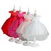 Godderr Kids Girls Flower Princess Dress Formal Dress Princess Dress Pageant Dresses Tutu Party Gown for Girls Tulle Dance Gown Wedding Dress Asymmetric Ruffled Evening 4-12Years