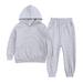 DxhmoneyHX Kids 2Pcs Outfits Sets Sports Tracksuits Set Solid Long Sleeve Pullover Hoodies Sweatshirt Sweatpants with Pockets Fall Clothes