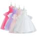 Godderr Kids Princess Dress Flower Girl Dresses for Wedding Tulle Dress 5-14Y Girls Special Occasion Dresses Junior Bridesmaid Dresses Pageant Dresses for Toddlers Dress Girls Formal Dress