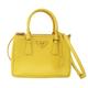 PRADA BN2896 Women's Saffiano Lux Handbag,Shoulder Bag Yellow