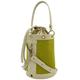 SEE BY CHLOE Purse Shoulder Bag Light Green Beige DEBBIE Calf Leather Velor Bucket 2way Handbag Ladies Cylindrical