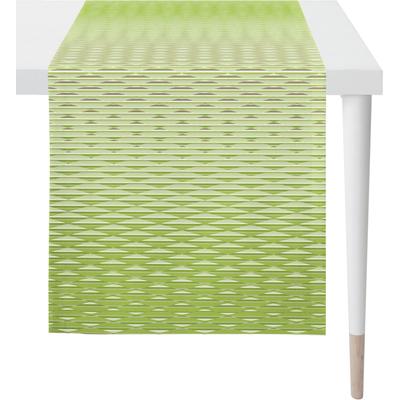 Tischläufer APELT "3909 OUTDOOR, Sommerdeko, Sommer", grün, B:48cm L:140cm, Polyacryl, Tischdecken, Digitaldruck Image