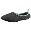 Barfußschuh LEGUANO "ACASA", Damen, Gr. 44, bunt (anthrazit, mint), Textil, meliert, sportlich, Schuhe Hausschuh Pantoffeln Barfußschuh, Bequemschuh, Hausschuh, Clog für volle Bewegungsfreiheit