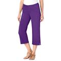 Plus Size Women's Capri Stretch Jean by Woman Within in Purple Orchid (Size 24 W)