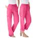 Plus Size Women's Convertible Length Cargo Pant by Woman Within in Peony Petal (Size 30 W)