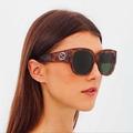 Gucci Accessories | Gucci 55mm Square Sunglasses | Color: Brown/Green | Size: 55mm 20mm 140mm