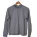 J. Crew Tops | J. Crew Mercantile Zipper Back Chambray Ruffle Gray Sweatshirt | Color: Blue/Gray | Size: S