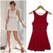 Free People Dresses | Free People Dress Womens 2 Daisy Waist Lace Mini Aso Taylor Swift Tibeten Red | Color: Red | Size: 2