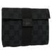 Gucci Bags | Gucci Gg Canvas Guccissima Pouch Black 039 0991 002058 Auth 56450 | Color: Black | Size: W5.5 X H3.9 X D2.4inch