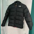 The North Face Jackets & Coats | Girls North Face Black Down Jacket Size 10/12 | Color: Black/Pink | Size: 10/12