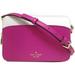 Kate Spade Bags | New Kate Spade Pink Multi Lauryn Colorblock Leather Camera Crossbody Bag | Color: Pink/White | Size: Os