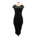 Patty Boutik Casual Dress - Bodycon: Black Dresses - Women's Size Small