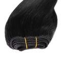 hair2heart - Echthaartresse Extensions Premium Echthaar #2/0 Schwarz Haarextensions Schwarz Damen