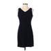 Jones New York Casual Dress: Black Dresses - Women's Size 4 Petite