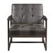 Armchair - 17 Stories Trenicia 33.5" Wide Armchair Wood/Polyester in Brown | 33.5 H x 33.5 W x 29.38 D in | Wayfair