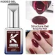 KODIES GEL-Verhéritage à Ongles Gel UV/LED Base Caoutchouc Rouge Bordeaux Laque pour Manucure Vin