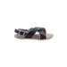 Baby Gap Sandals: Blue Color Block Shoes - Kids Girl's Size 6