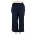 Woman Within Jeans - High Rise: Blue Bottoms - Women's Size 24