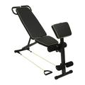 OUKANING Foldable Weight Bench Adjustable Strength Training Bench Weight Training Fitness Incline Bench for Full Body Workout