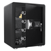 SUXXAN 2 Cubic Safe Box Steel Security Safe With Lock Box/Electronic Keypad/Sensor Light/Hooks Used for Home Office Hotel Business Storing Cash Jewelry Passport Documents Black