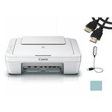 Canon PIXMA MG2522 All-in-One Color Inkjet Personal Printer 3-in-1 Print Scanner & Copier Home Business Office Up to 4800 x 600 Resolution White + Tigology Accessories