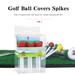Wliqien 6Pcs Pineapple Golf Tees Lightweight Compact Flower Shape Golf Training Tees for Putting Green