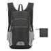 Waterproof Foldable Backpack Outdoor Camping Backpack Men Women Foldable Traveling Hiking Cycling Backpack(Style 1-Black)