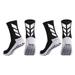 QCWQMYL Black Soccer Socks Non Slip Socks Mens Soccer Accessories Hospital Socks for Men with Grips Volleyball Basketball Football Training Equipment