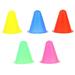 50 Pcs Roller Bollards Kids Soccer Ball Training Prop Cone for Skating Marker Cones Pile Child Fitness