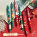 TOP-helper Christmas Cute Gel Pens Lovely Signature Pen Santa Claus Elk Cartoon Gift School