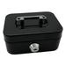 Durable Fashion Security Lockable with Coin Slot Metal Coin Saving Box Cash Box Money Box Coin Bank BLACK