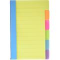 Divider Sticky Notes 60 Ruled Notes 4 X 6 Inches Assorted Neon Colors (29500) 3-Pack