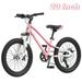 CIYOYO Kids Bicycle 20 inch Mountain bike for Boys and Girls 7 Speed Bike 8-12 Years Old Pink