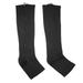 1 par de calcetines de compresiÃ³n para hombre y mujer moldeadores elÃ¡sticos para pantorrilla rodillera alivio varicoso para trabajo deportivo (XXL-negro)