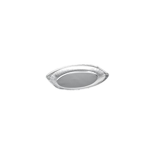 10 Alu-Catering-Platte Servierplatte oval 33,3 x 23,3 cm