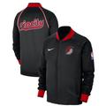 Men's Nike Black Portland Trail Blazers 2023/24 City Edition Authentic Showtime Performance Raglan Full-Zip Jacket
