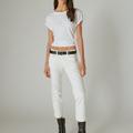 Lucky Brand Sweet Crop - Women's Pants Denim Cropped Jeans in Bright White, Size 29