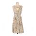 Anthropologie Dresses | Anthropologie Moulinette Soeurs Cream Floral A-Line Silk Dress Size 0 | Color: Cream/Yellow | Size: 0