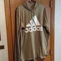 Adidas Shirts | Adidas Lightweight Khaki Green Hoodie Men's Size Lt | Color: Green/Tan | Size: Lt