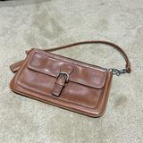 Coach Accessories | Coach Vintage Brown Leather Wristlet Bag Brown Leather Wristlet Wallet | Color: Brown | Size: Os