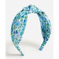 J. Crew Accessories | J. Crew X Liberty London Headband - Blue Green Floral Print | Color: Blue/Green | Size: Os