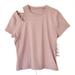 Nine West Tops | 37. Nine West Active Short Sleeve Cold Shoulder Top Dusty Pink Size Xl | Color: Pink | Size: Xl